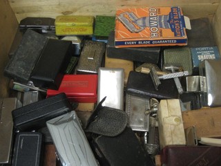 A collection of vintage razors