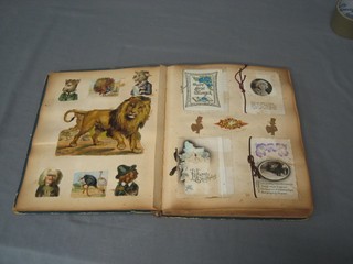 A Victorian scrap book