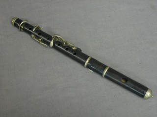 A wooden piccolo by W Hickip of Reading
