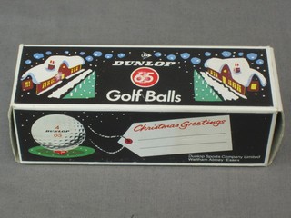 3 Dunlop 1.62 golf balls contained in original packaging