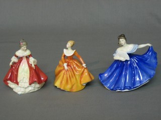 3 Royal Doulton figures - Fragrance HN3220, Southern Belle HN3174 and Elaine HN3214