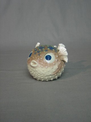 A Lladro figure of a Puffa Fish 6"