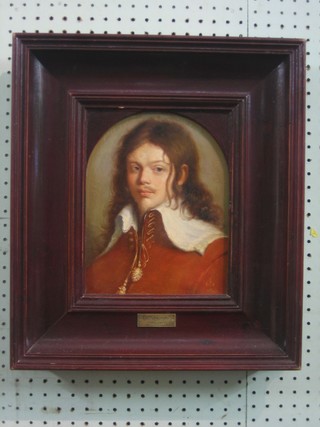 A head and shoulders portrait of an 18th Century Gentleman 10" x 7 1/2"