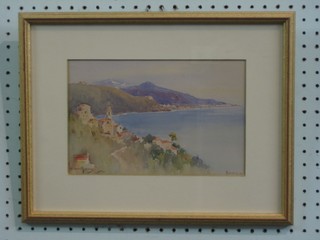 William Alistair MacDonald, watercolour drawing "Bay at Martola" 7" x 10" signed and dated 1902