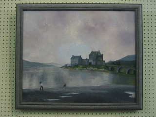 Deirdre Hart, oil on canvas "Landscape Scotland" 18" x 22"