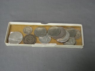 Various silver coins