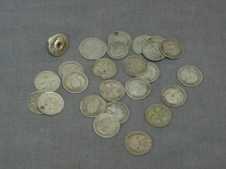 20 various Maundy silver thruppences