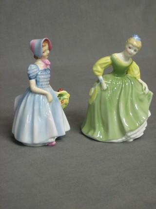 A Royal Doulton figure - Wendy (second) and 1 other Fair Maiden HN2211