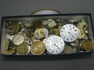 A collection of wristwatch movements 