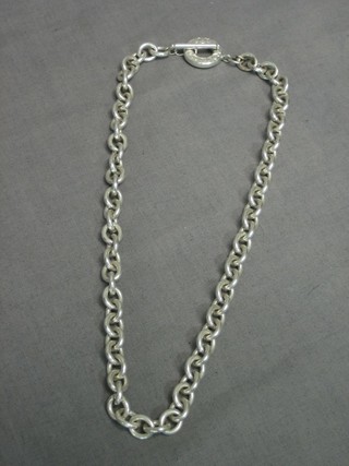 A curb link chain marked Tiffany & Co 925