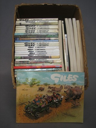 Various editions of Giles cartoon annuals