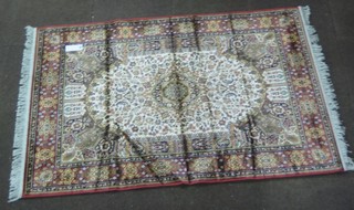 A contemporary Belgian cotton rug 66" x 49"