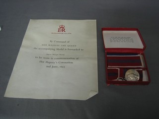 A Queen Elizabeth II Jubilee medal awarded to Joyce Evelyn Minty complete with certificate and original box