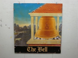 A single sided enamelled  - The Bell 36" x 34" (some chips)