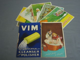 5 advertising hand bills for Sunlite Soap, 2 for Lifebuoy Soap, 1 for Swan Soap and 1 for Vim