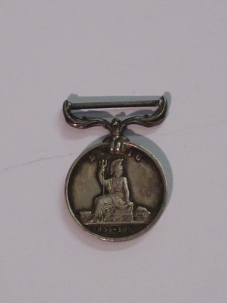 A Victorian silver miniature Baltic medal