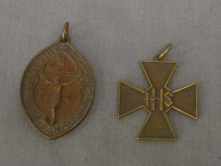 2 religious medals