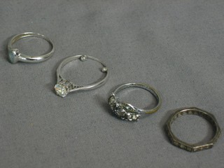 A collection of various dress rings