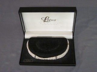 A choker of Lotus pearls