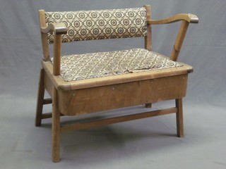A stylish Scandinavian beech framed folding bed/sofa 31"
