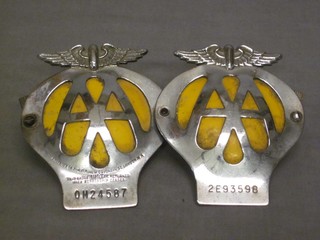 2 AA beehive badges
