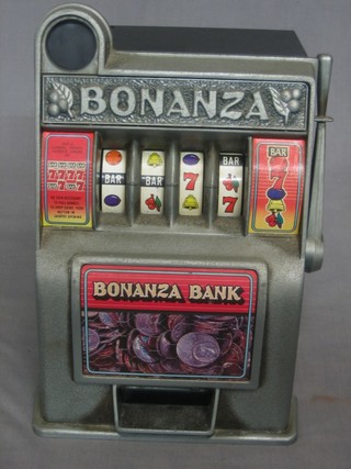 A Bonanza Bank miniature 1 armed bandit 7"