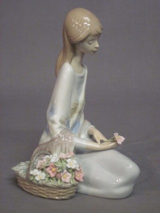 A 1988 Lladro figure - Flower Song