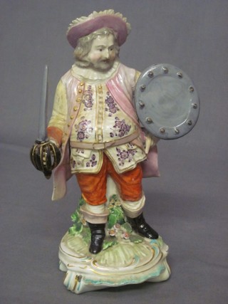 A 19th Century Staffordshire figure of a standing Sir John Falstaff 8" (f and r)