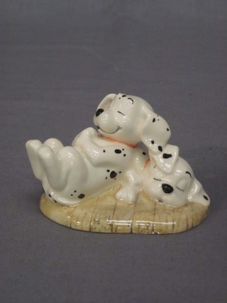 A Royal Doulton Disney 101 Dalmatian figure - Penny and Freckles