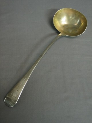 A George III silver Old English pattern soup ladle, London 1815 6 ozs