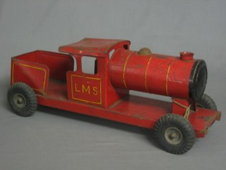 A Triang LMS pressed metal model locomotive 19"
