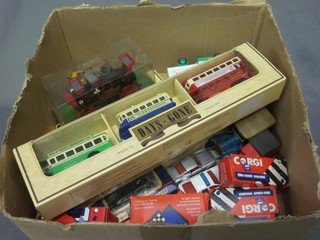 A collection of Corgi die cast models, 3 boxed sets of Days Gone By models etc,