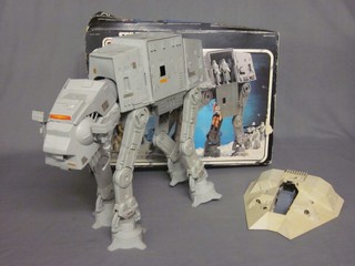 An Empire Strikes Back boxed AT-AT set, boxed (damage to box) and together with a  Star Fighter (f)