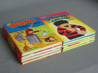 5 Dennis The Menace Annuals and 4 Beano Annuals