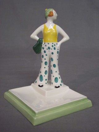A 1999 Wedgwood Clarice Cliff Centenary figure 6"