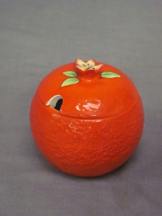 A Beswick preserve jar in the form of a tomato, the base impressed Beswick 270-2, 2"