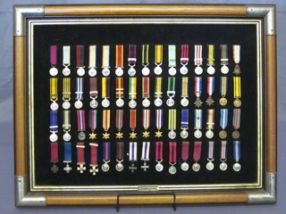 60 reproduction British military miniature medals