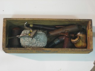 A collection of pipes etc
