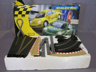 A Scalextrix Beetle Cup race game