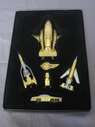 5 Matchbox limited edition Thunder Birds collectors models, boxed