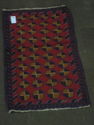 A contemporary Persian Belouch rug 50" x 30"