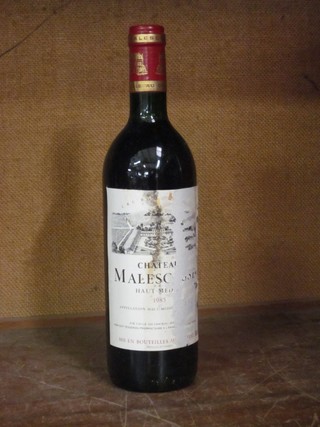 4 bottles of 1985 Chateau Malescasse Haut Medoc