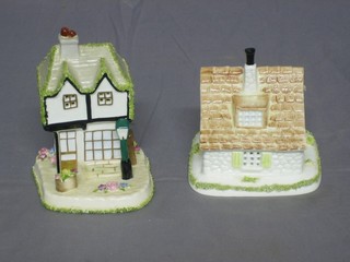 A Coalport model of The Curiosity Shop 4 1/2" together with Little Grey Rabbits House