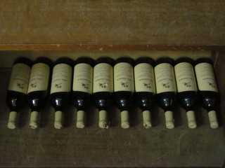 10 bottles of 1985 Via Lin Ders Cabernet Sauvignon estate bottles