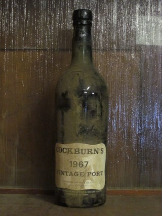 A bottle of 1967 Cockburns vintage port