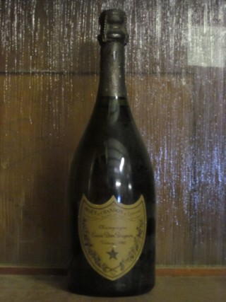 A bottle of 1980 Dom Perignon Champagne