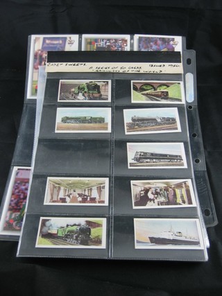 Various Cadet sweet cards, a collection of Brook Bond tea cards