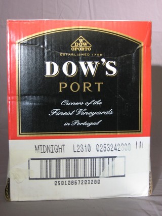 6 bottles of Dow's Midnight non vintage port