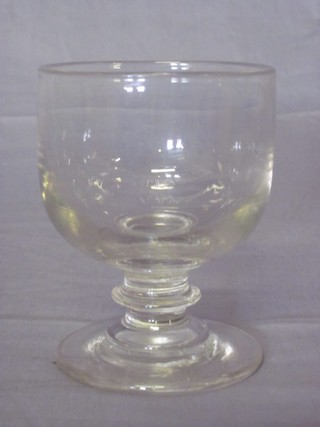 An 18th/19th Century glass rummer 5"