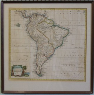 Thomas Kitchin, a map of South America  13" x 14"